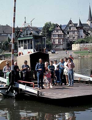 Fähre in Pünderich, Mosel